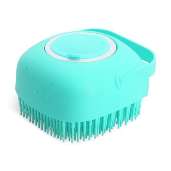 Pet Dog Shampoo Massager Brush Cat Massage Comb Grooming Scrubber Shower Brush For Bathing Short Hair Soft Silicone Brushes - Image 5