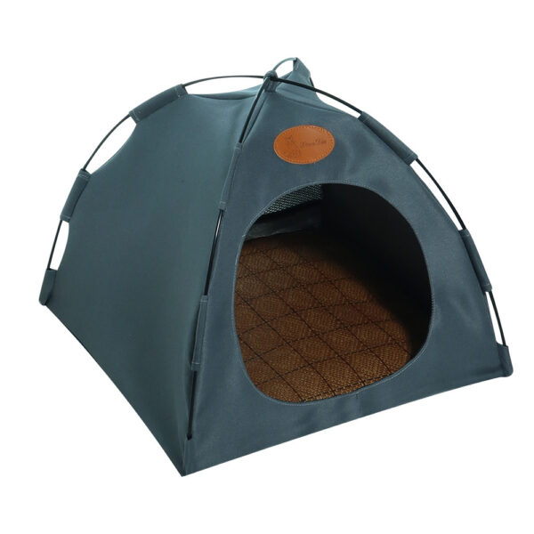 Foldable Cat Outdoor Canvas Tent - Image 2