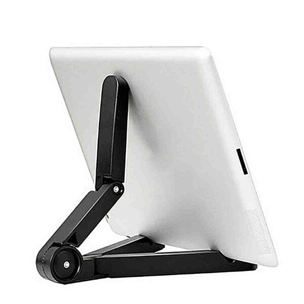 Universal Foldable Phone Tablet Holder Adjustable Bracket Desktop Stand Tripod Stability Support For Phone Adjustable Portable Desktop Holder Mount Folding Tablet Stand Anti-Slip For Ipad - Image 6