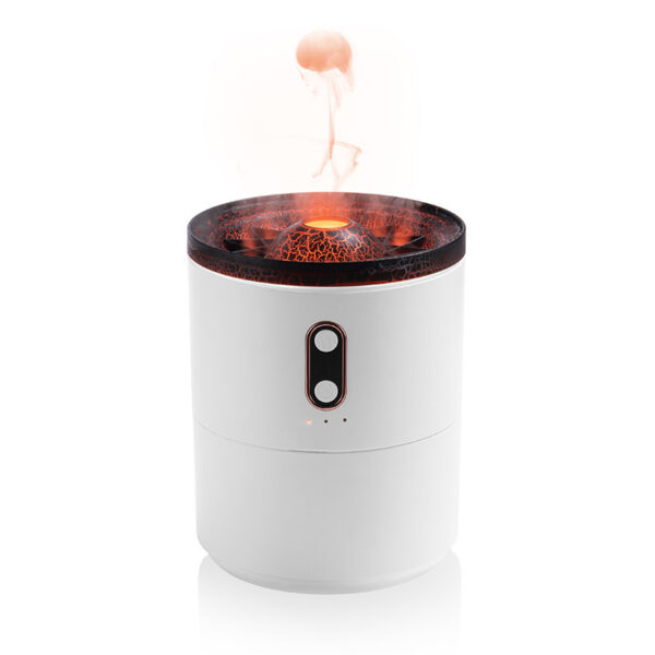 Volcanic Flame Aroma Essential Oil Diffuser USB Portable Jellyfish Air Humidifier Night Light Lamp Fragrance Humidifier - Image 3